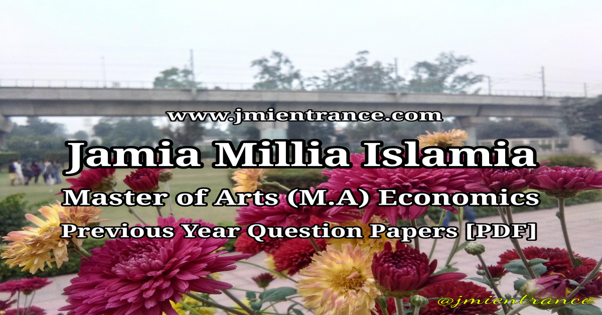 jamia-ma-economics-last-10-years-entrance-question-papers