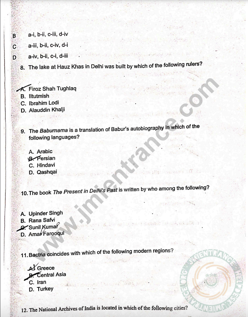 jamia-ma-history-2022-entrance-question-papers-jmientrance-2