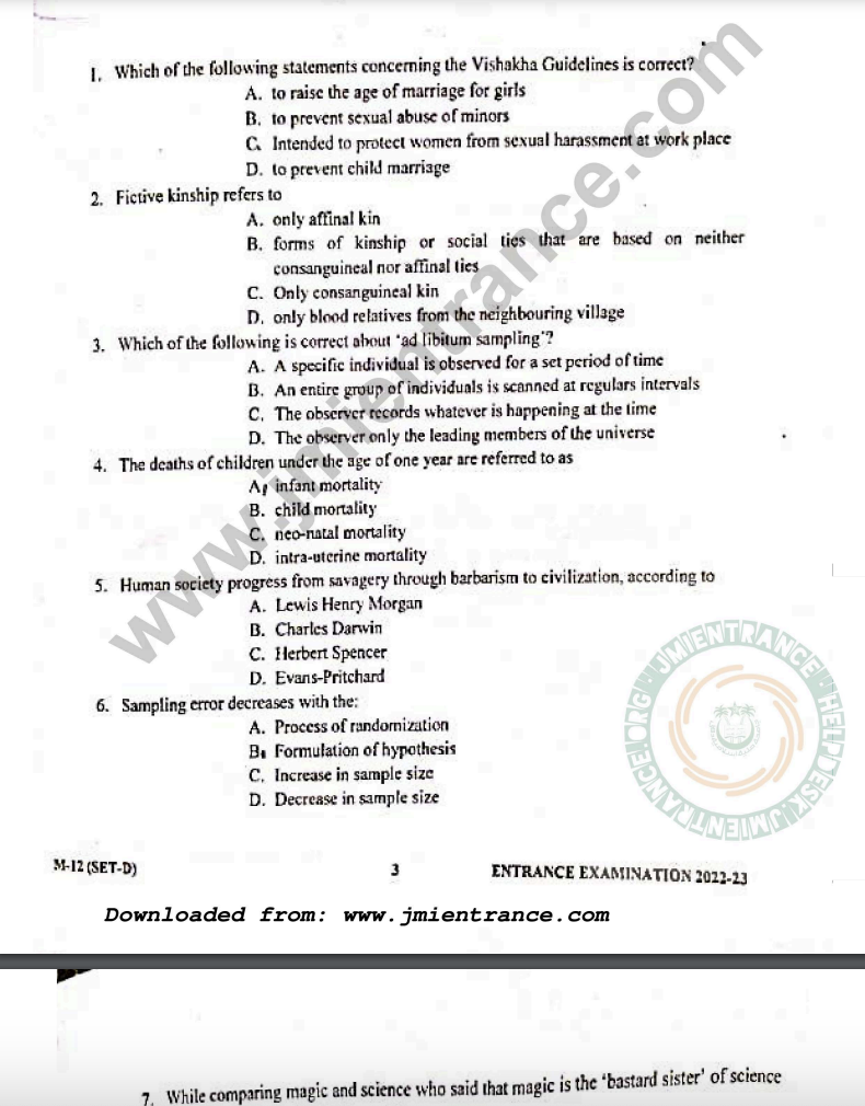 jamia-ma-sociology-2022-last-7-years-entrance-question-papers-jmientrance